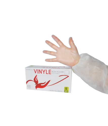 gant d examen vinyle non poudre aql 15 qualite medicale